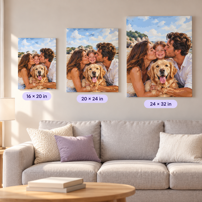 Choose size, format and colours