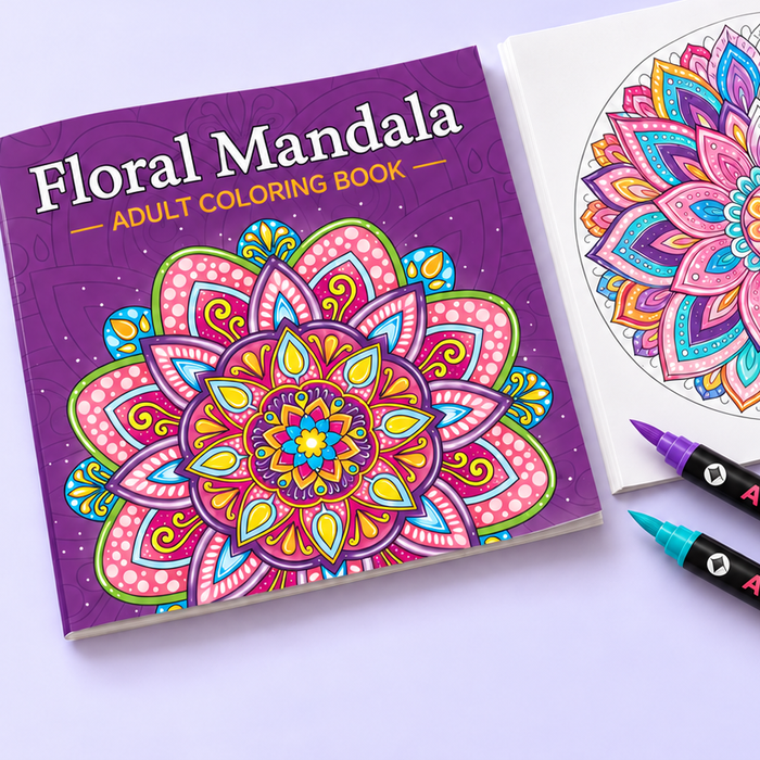 Mandala colouring book