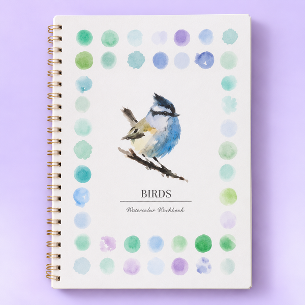 Birds watercolour workbook