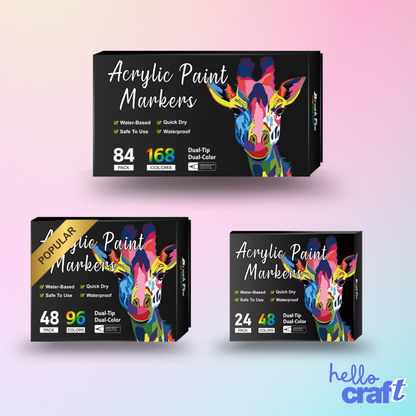 HelloCraft SmoothColor™ Markers