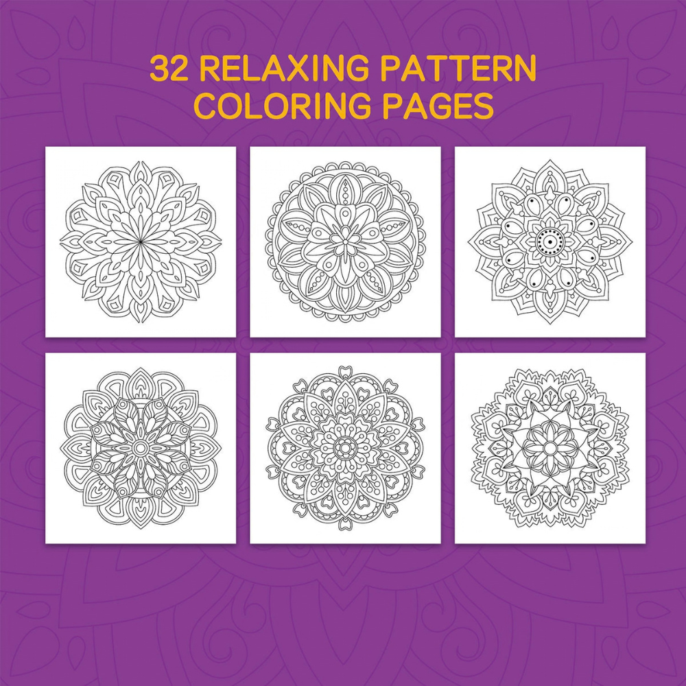 Adult Mandala Coloring Book
