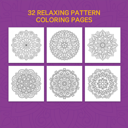 Adult Mandala Coloring Book