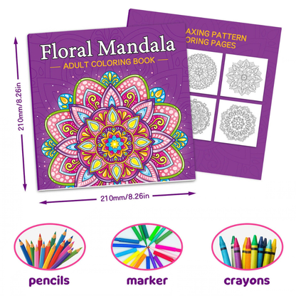 Adult Mandala Coloring Book