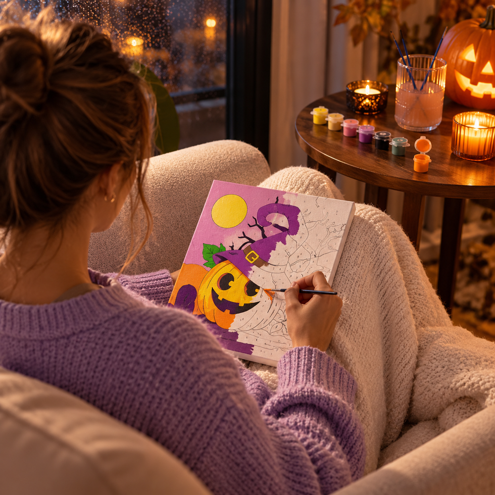 Why paint by numbers this Halloween?