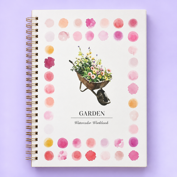 Garden watercolour workbook