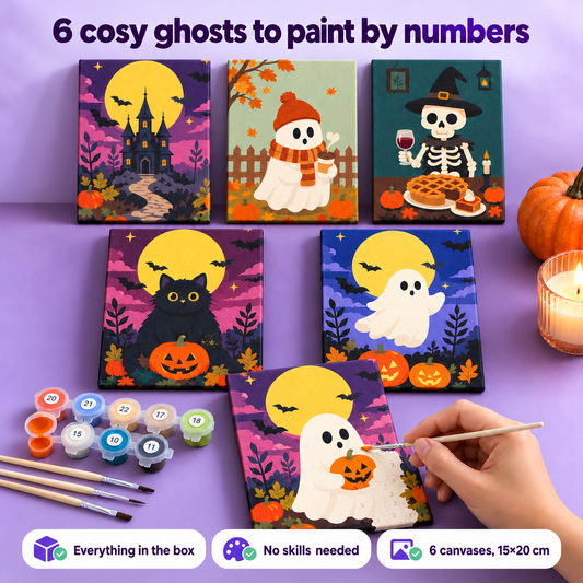 Cosy Ghosts Mini Painting Set