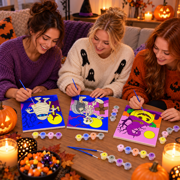 Spooky Halloween Mini Painting Set