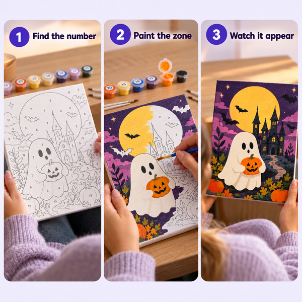 Cosy Ghosts Mini Painting Set