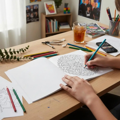Adult Mandala Coloring Book