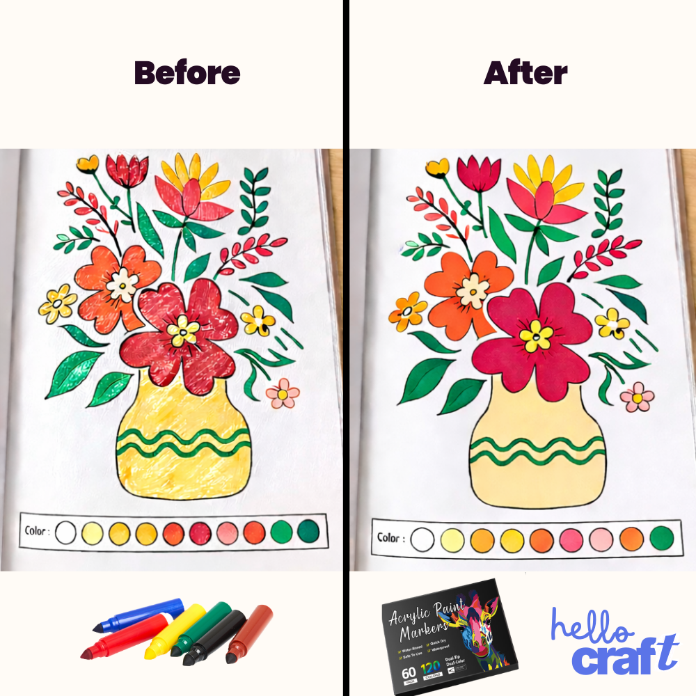 HelloCraft SmoothColor™ Markers