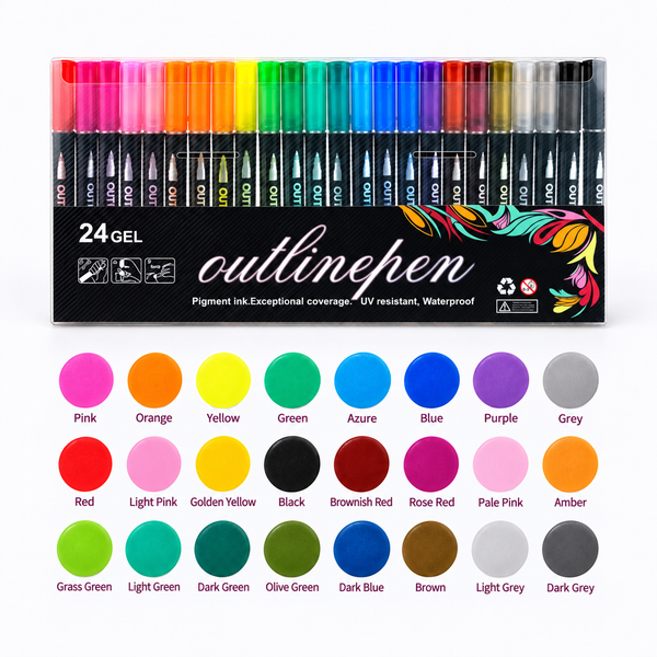 Magic Outline Markers Pen
