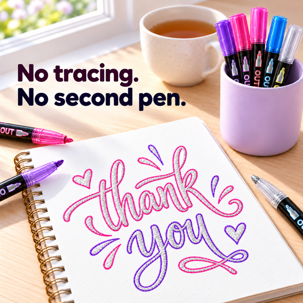 Magic Outline Markers Pen