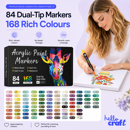 HelloCraft SmoothColor™ Markers