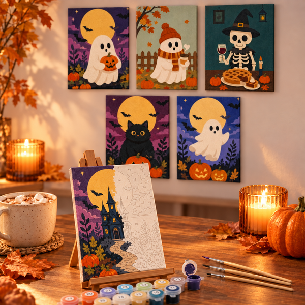 Cosy Ghosts Mini Painting Set