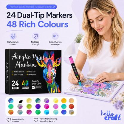 HelloCraft SmoothColor™ Markers