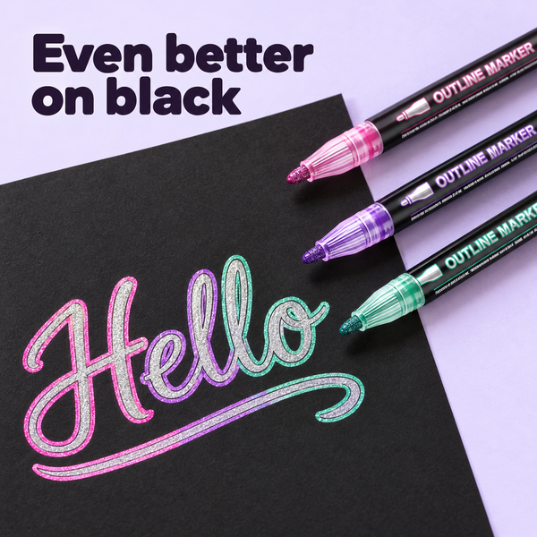 Magic Outline Markers Pen