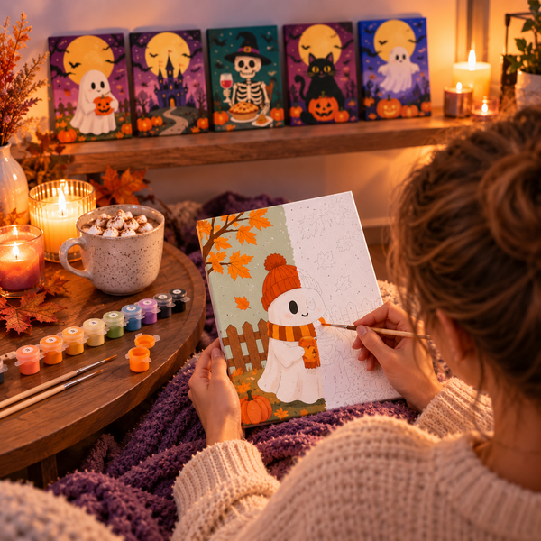 Cosy Ghosts Mini Painting Set