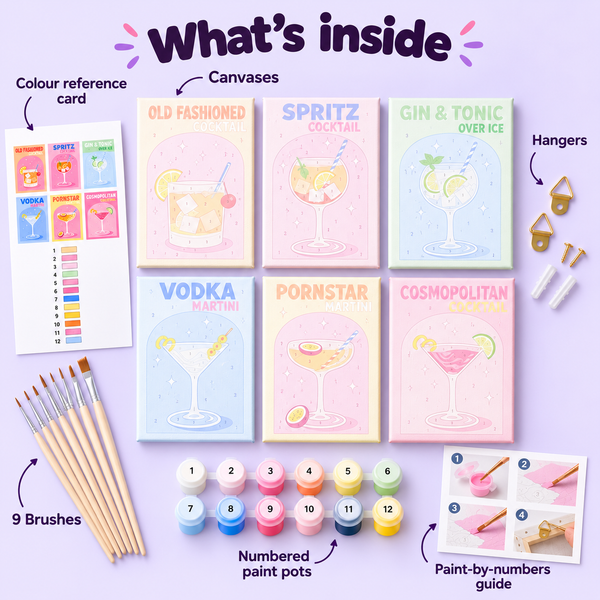 Cocktail Hour Mini Painting Set