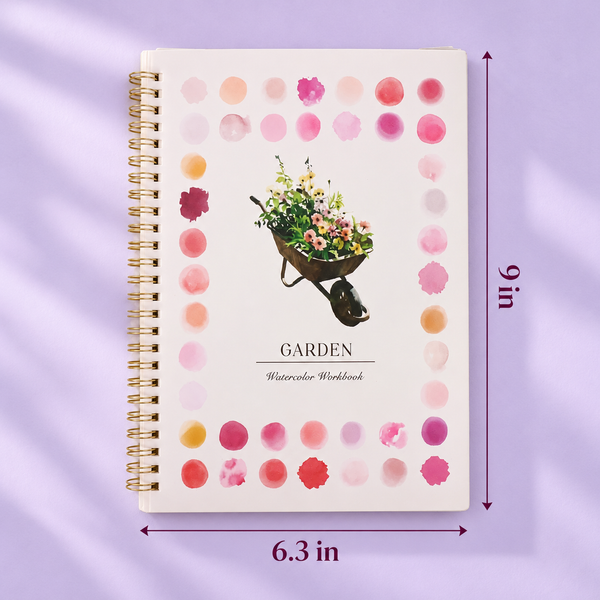 Workbook size, 6.3 x 9 in