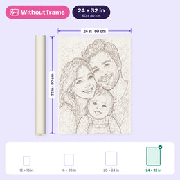 24 × 32 in